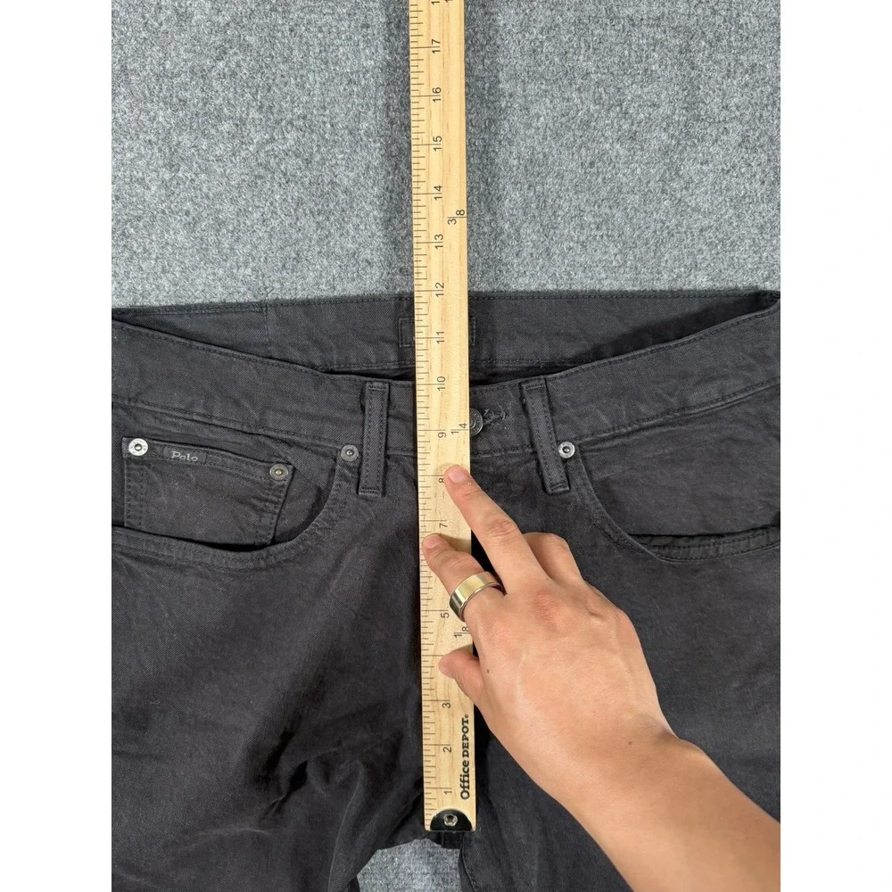 Polo Ralph Lauren The‎ Hampton Relaxed Straight Jeans Mens 30x30 Black